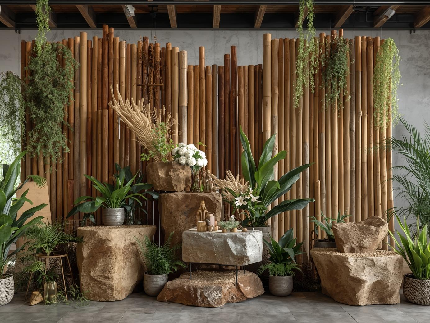 Natürliche Materialien im Event-Design